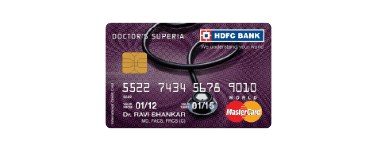 HDFC Doctor’s Superia Credit Card